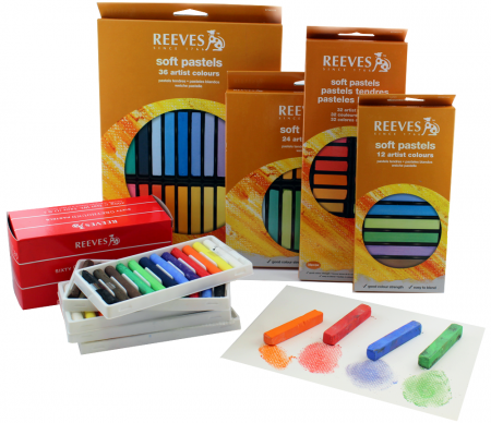 pastel seco reeves 12 36 24 cores