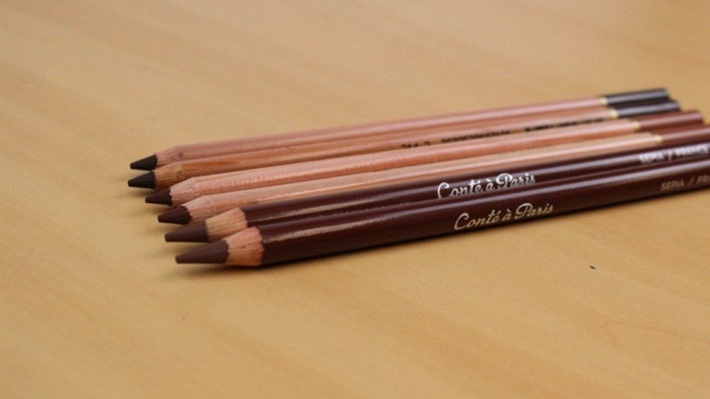 lapis sepia conte gioconda escura clara koh i noor