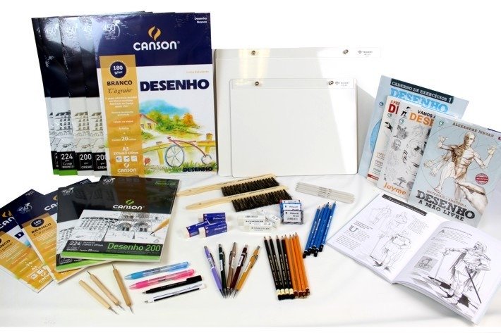materiais material para desenho realista comprar preço valor