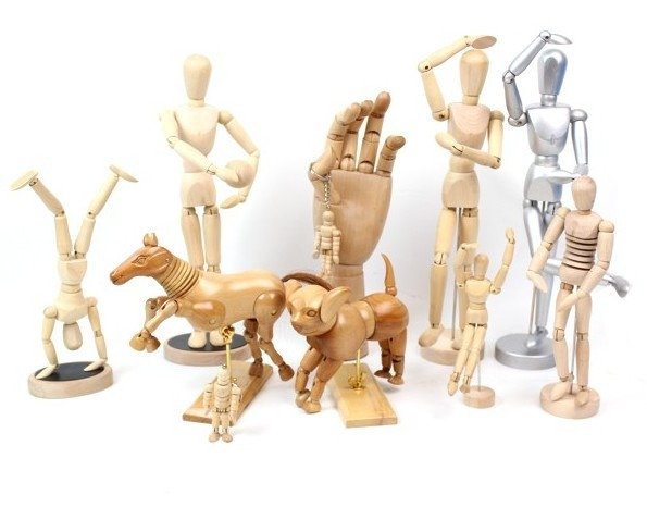 manequim boneco articulado para desenho