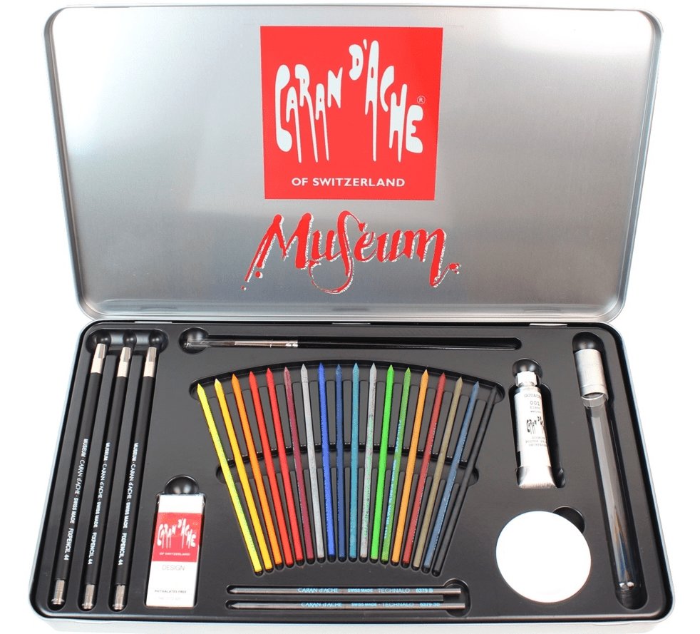 estojo aquarelavel museum artist completo