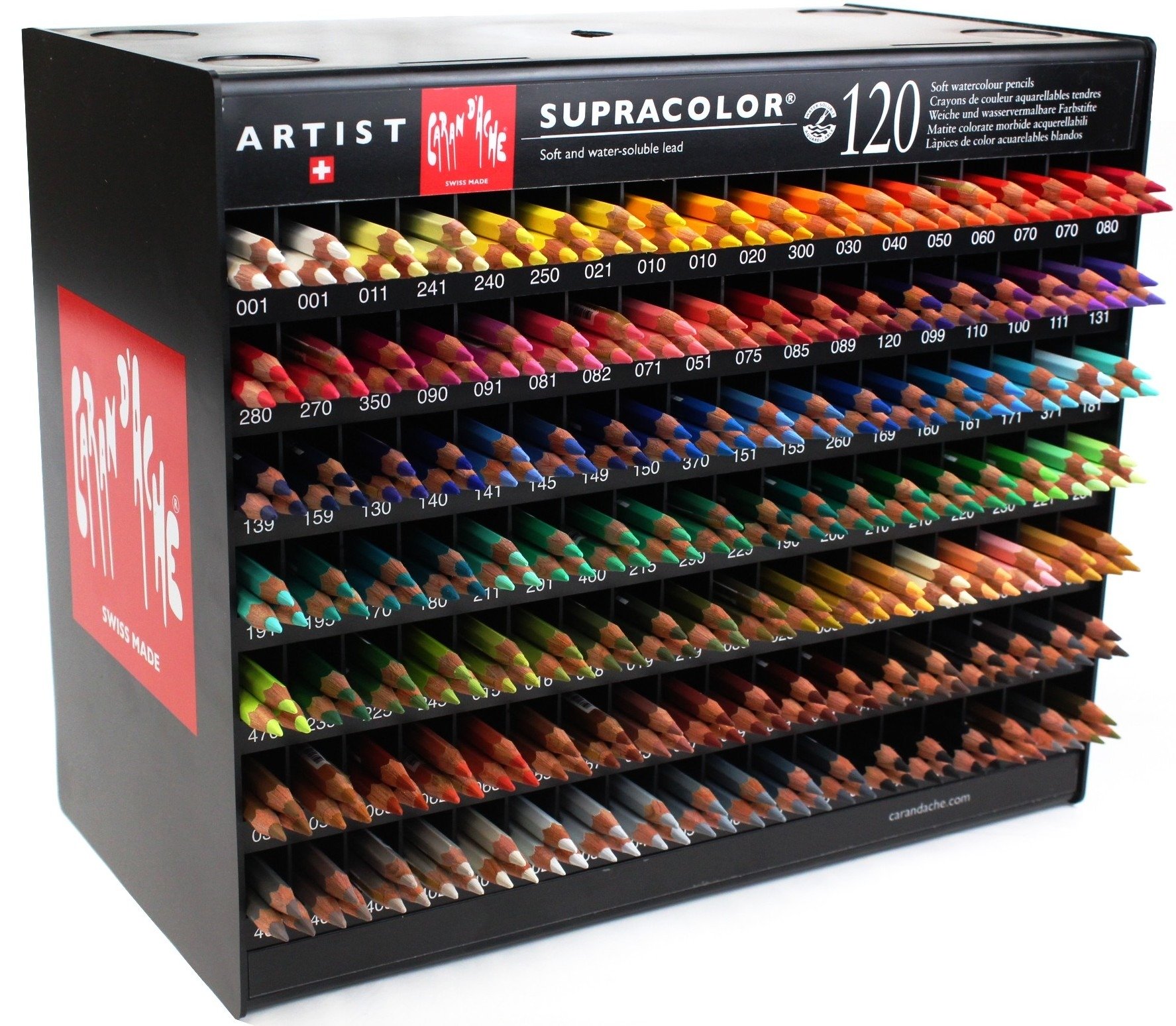 lapis supracolor 120 cores avulsa caran d ache